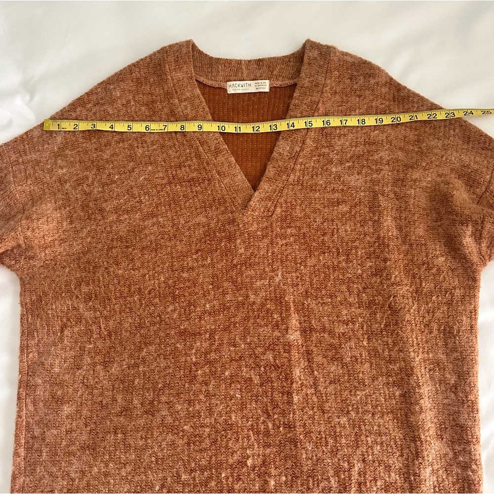 Hackwith Design House Pullover sweater. Rust. L. - Picture 6 of 10